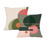 Taie Oreiller 70x70 Lot de 2 Moderne Housse Coussin 70x70 cm Carré Coussin Géométrie Impression Double Face Velours Housses de Canapé pour Canape Salon Chambre Maison Decoration Noel Cadeaux,2p813F