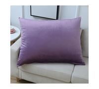 Taie Oreiller en Velours Côtelé 50x70 Lot de 2 Taie D'oreiller 40x60 Coton Polyester Couverture Oreiller 40x70 Housse Coussin Canapé Housse de Coussin 60x80 Rectangle Throw Pillow Covers(Grape Violet,