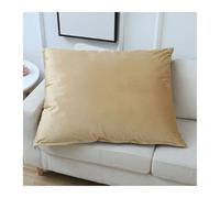 Taie Oreiller en Velours Côtelé 50x70 Lot de 2 Taie D'oreiller 40x60 Coton Polyester Couverture Oreiller 40x70 Housse Coussin Canapé Housse de Coussin 60x80 Rectangle Throw Pillow Covers(Camel,30x50 c