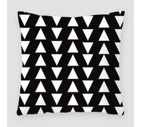 Taie Oreiller Géométrie Du Triangle Taie D'oreiller Coton Lin Coussin Canape avec Fermeture Eclair Cachée Protège Oreiller Respirabilité Coussins Décoratifs Housse de Coussin Durable 80x80cm/1 Pcs
