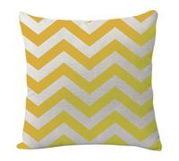 Taie Oreiller Imprimer Jaune Citron Taie D'oreiller Coton Lin Coussin Canape avec Fermeture Eclair Cachée Protège Oreiller Respirabilité Coussins Décoratifs Housse de Coussin Durable 80x80cm/1 Pcs