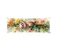 Taie Oreiller Koala Taie de Traversin 50x140cm Housse de Coussin Corps, Oreiller Long et Doux pour Adultes, Coussin Respirant pour Dormir, pour Salon canapé Maison Housse de Coussin décorative u-504