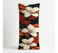 Taie Oreiller Longue, Étendu Housse Coussin 180 x 60, Protege Oreiller 60 x 180 cm Impression Recto Verso Intégrale Orange brûlé pour Housse Coussin de Grossesse Decoration Maison Planter FGYB-2882