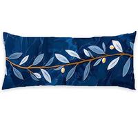 Taie Traversin 105 cm Bleu Marine Taie Oreiller Usine Coussin de Grossesse Lin Protège Oreiller Housse de Coussin Decoration Maison Oreillers Rectangulaire, pour Dormeur Latéral sur Le Lit C - 189