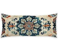 Taie Traversin 120 cm Bleu Marine Taie Oreiller BohêMe Coussin de Grossesse Lin Protège Oreiller Housse de Coussin Decoration Maison Oreillers Rectangulaire, pour Dormeur Latéral sur Le Lit C - 197