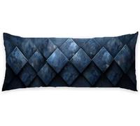 Taie Traversin 120 cm Bleu Marine Taie Oreiller RéTro Coussin de Grossesse Lin Protège Oreiller Housse de Coussin Decoration Maison Oreillers Rectangulaire, pour Dormeur Latéral sur Le Lit C - 173