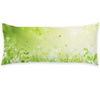 Taie Traversin 160 cm Vert Taie Oreiller Usine Coussin de Grossesse Lin Protège Oreiller Housse de Coussin Decoration Maison Oreillers Rectangulaire, pour Dormeur Latéral Sur Le Lit Décoration C - 825