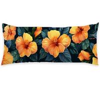Taie Traversin 90 cm Couleur Orange Taie Oreiller Usine Coussin de Grossesse Lin Protège Oreiller Housse de Coussin Decoration Maison Oreillers Rectangulaire, pour Dormeur Latéral sur Le Lit C - 107