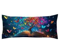 Taie Traversin Amour Taie Oreiller Blanc Coussin de Grossesse Coussin de Corps pour Dormir sur Le Côté, Rectangulaire, Dormeur Latéral sur Le Lit Décoration, pour Oreiller d'été Kl-1