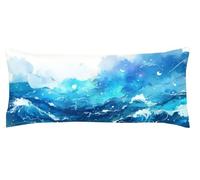 Taie Traversin Amour Taie Oreiller Blanc Coussin de Grossesse Coussin de Corps pour Dormir sur Le Côté, Rectangulaire, Dormeur Latéral sur Le Lit Décoration, pour Oreiller d'été Kl-1