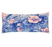 Taie Traversin Amour Taie Oreiller Blanc Coussin de Grossesse Coussin de Corps pour Dormir sur Le Côté, Rectangulaire, Dormeur Latéral sur Le Lit Décoration, pour Oreiller d'été Kl-1