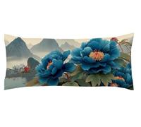 Taie Traversin Amour Taie Oreiller Blanc Coussin de Grossesse Coussin de Corps pour Dormir sur Le Côté, Rectangulaire, Dormeur Latéral sur Le Lit Décoration, pour Oreiller d'été Kl-1