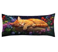 Taie Traversin Amour Taie Oreiller Blanc Coussin de Grossesse Coussin de Corps pour Dormir sur Le Côté, Rectangulaire, Dormeur Latéral sur Le Lit Décoration, pour Oreiller d'été Kl-1