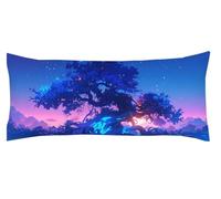 Taie Traversin Amour Taie Oreiller Blanc Coussin de Grossesse Coussin de Corps pour Dormir sur Le Côté, Rectangulaire, Dormeur Latéral sur Le Lit Décoration, pour Oreiller d'été Kl-1