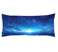 Taie Traversin Amour Taie Oreiller Blanc Coussin de Grossesse Coussin de Corps pour Dormir sur Le Côté, Rectangulaire, Dormeur Latéral sur Le Lit Décoration, pour Oreiller d'été Kl-1