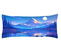 Taie Traversin Amour Taie Oreiller Blanc Coussin de Grossesse Coussin de Corps pour Dormir sur Le Côté, Rectangulaire, Dormeur Latéral sur Le Lit Décoration, pour Oreiller d'été Kl-1