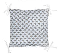 Taies de coussin pour tour de lit modulable eskimo eli bleu 40X40