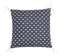Taies de coussin pour tour de lit modulable eskimo eli bleu marine 40X40