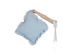 Taies d'oreiller à Volants Taie d'oreiller décorative en Coton à Volants, Couleur Unie Confortable, for canapé(Color 2,45x45cm)