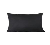 Taies d'oreiller de couchage pour la maison, l'hôtel, la literie taie d'oreiller en sergé - 22 noir - 60 x 80 cm
