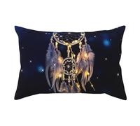 Taies d'oreiller imprimées attrape-rêves super douces avec fermeture à enveloppe pour la maison et l'hôtel 51 x 76 cm