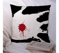 Taies d'oreiller Main Esprit Artistique Amour Créatif Croix Texture Salut Peinture Spiritualité Brosse Percé Croquis Polyester Couvre-lit Taie d'oreiller Housse de Coussin pour Canapé Canapé Décorat