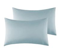 Taies d'oreiller Microfibre Vert 40x70cm Lot de 2, Housse de Coussin avec la Fermeture à Enveloppe