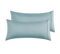 Taies d'oreiller Microfibre Vert 50x 90 cm Lot de 2, Housse de Coussin avec la Fermeture à Enveloppe