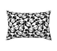 Taies d'oreiller Panda-E pour grand lit, 50,8 x 76,2 cm, avec fermeture éclair, en microfibre douce, infroissable, pour voyage, taille standard