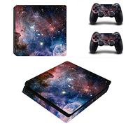 Taifond Skin en Vinyle Autocollant Coque pour Playstation 4 Fin PS4 S - Galaxy