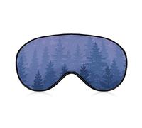 Taïga dans la forêt de brouillard masque de sommeil bandeau pour dormir couvre-masque pour les yeux occultant élastique pour une nuit complète de voyage et de sieste