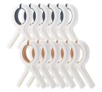 TAIHOBO 12 Pièces Pince a Linge Serviette de Plage, Grosse Pinces à Linge Plastique, Durable Epingle a Linge Fixe Coupe-Vent pour Chaises Longues de Plage, Lavage Quotidien, Serviette de Bain Couette