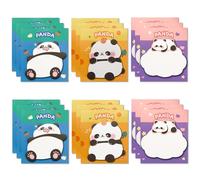 TAIHOBO 18 Pièces Feuillets Autocollants Panda 540 Pages, Papeterie Kawaii Fourniture Fille Notes Sticky, Cadeau Rigolo Notes Adhésives en Forme de Panda, Marque-pages Adhésifs Fantaisie pour Mémos