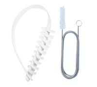 TAIHOBO 2 Pièces Brosse de Nettoyage pour Machine à Laver à Tambour, Brosse de Nettoyage Réfrigérateur, 155cm Brosse de Nettoyage Flexible, Brosse Nettoyage pour Climatiseur Radiateur et Salle de Bain