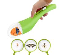 TAIHOBO Attrape-Insectes, Attrape Araignée Vert, Attrape Insecte avec Loupe, Facile à Attraper et Observer Insectes Vivants, Pièges Antiparasitaires pour Protection du Jardin Contre Les Insectes