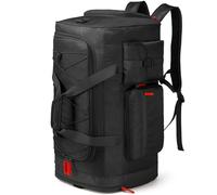 TAIHOYIN Sac de Voyage Homme 70L Grand Sac a Dos Week-End/Sport avec Compartiment à Chaussures pour Sport, Fitness, Voyages, Camping Duffel Bag, Noir