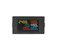 Taikemeti Détecteur de puissance électrique Compteur multifonction (AC 40-300V 100A) LCD Affichage numérique Tension actuelle Puissance Énergie Voltmètre Ampèremètre Multimètre