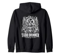Taiko Drummer Thunder of Rhythm Samourai Art Sweat à Capuche