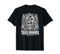 Taiko Drummer Thunder of Rhythm Samourai Art T-Shirt