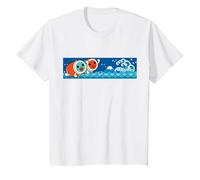 【Taiko no Tatsujin】 Taiko no Tatsujin 023 T-Shirt, Enfant, Blanc, 4 Ans