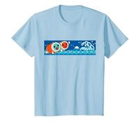 【Taiko no Tatsujin】 Taiko no Tatsujin 023 T-Shirt, Enfant, Bleu Céleste, 3 Ans