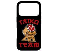 Taiko Tambour Rouge avec Symbole de la mitsoude Coque pour iPhone 17 Pro