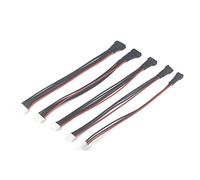 Taikuwu 5Pcs Câble d'Extension JST-XH 2S-6S Silicone 20cm pour Chargeur Balance LiPo, Drone RC, Quadricoptère et Modèles Radiocommandés