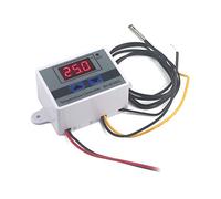 Taikuwu DC24V 10A Module de Contrôleur de Température à Del Digital, Commutateur de Thermostat avec Sonde étanche, Thermostat de Chauffage Programmable