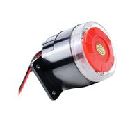 Taikuwu Sirène 12V 120dB avec Flash LED Rouge - Alarme Extérieur pour Maison, Garage & Commerces