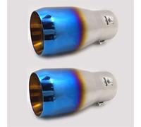 Tail Pipe Car Cover Muffler Exterior Back End Pipe for Explorer U625 2019 2020 2021 Dedicate Exhaust Tip Tail Outlet Ornament 2pcs(Style 4)