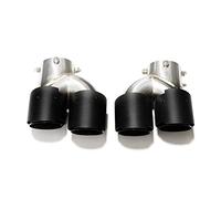 Tail Pipe for BMW G22 G23 G26 for M440i 2021 2022 Carbon Fiber Exhaust Tip Dual Exhaust Pipe Muffler Tip Exhaust System Nozzle Tailpipe(Carbon Fiber F)