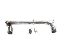 Tail Pipe Stainless Steel Tip for BMW B48 F30 320i 328i 325i 330i for 3 Series in 2017-2019 Exhaust Pipe Muffler Tip(Silver 48mm)