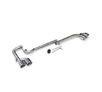 Tail Pipe Tip for BMW F25 X3 F26 X4 2011-2016 304 Stainless Steel Mufflers Quad Exhaust Tips Tailpipe Exhaust System Nozzle(Silver)