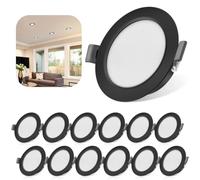 Tailcas Spot LED Encastrable 5W, Blanc Neutre 4000K Spot Led Extra Plat